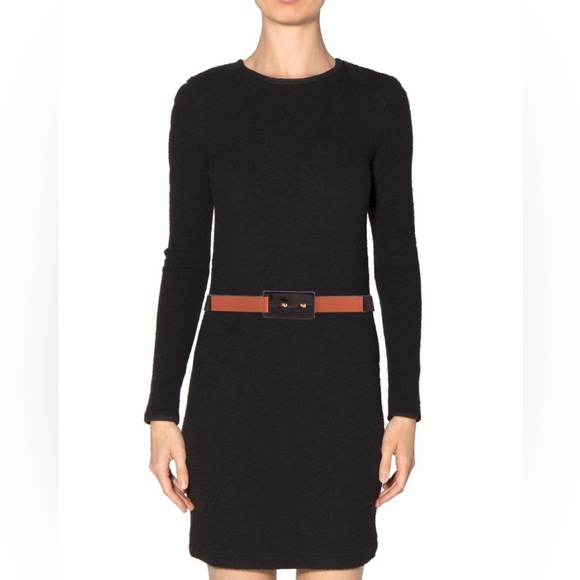 Marni Leather Brown / Black belt | Small (75)